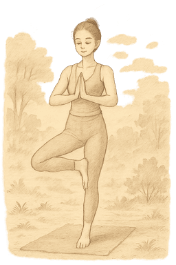 Posture de yoga